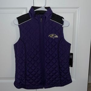 Womens Baltimore Ravens Vest with tags
